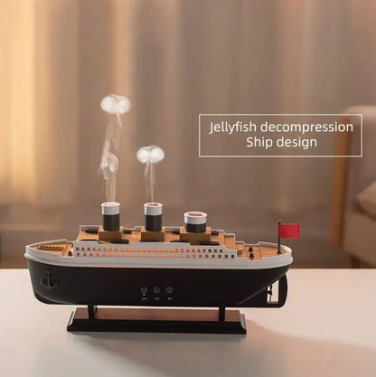 Titanic Royale – Humidificador de Lujo con Vapor y Luces LED